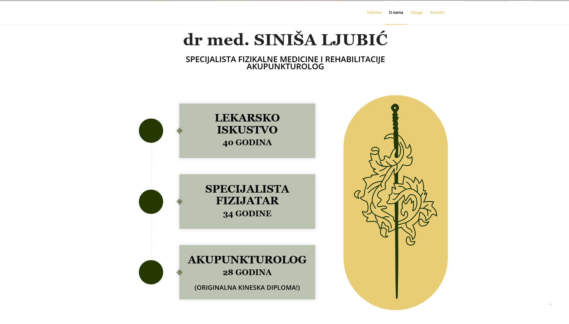 Akupunktura fizikalna terapija dr. med. Siniša Ljubičić - Sepecijalista fizikalne medicine