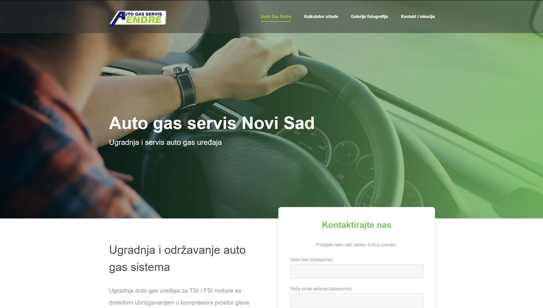 Auto gas Endre - Ugradnja i održavanje auto gas sistema