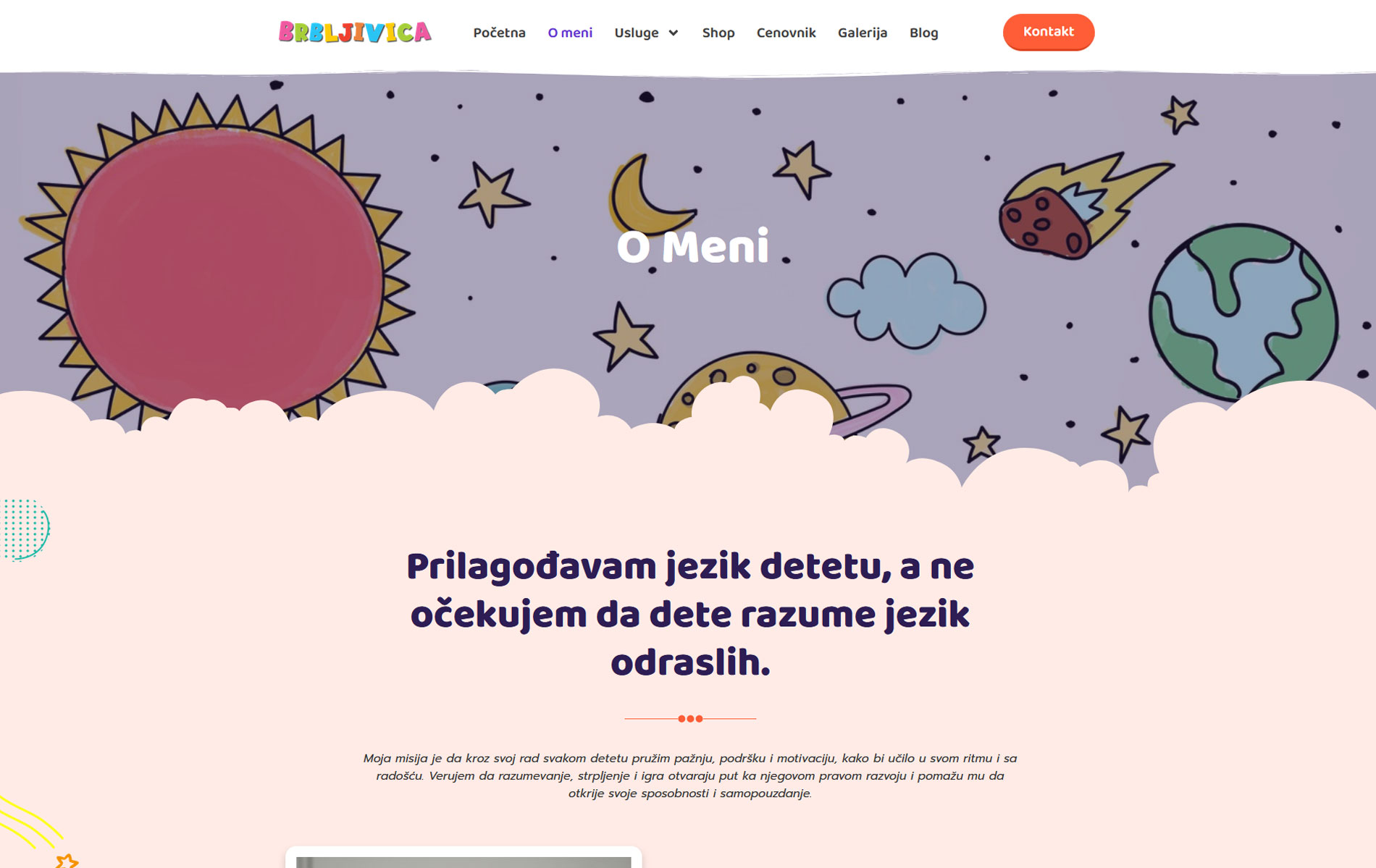 Brbljivica prilagodjen jezik detetu