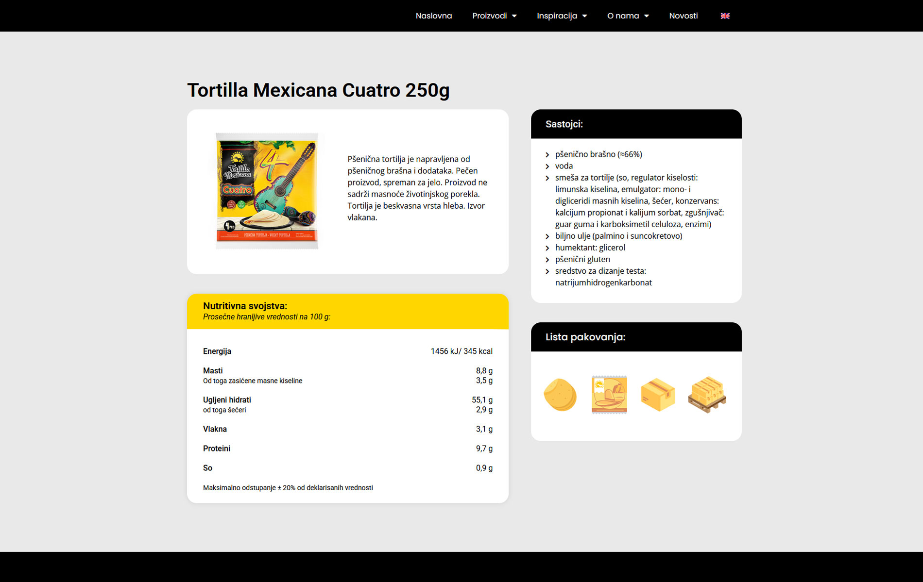 Pip NS Tortilla Mexicana