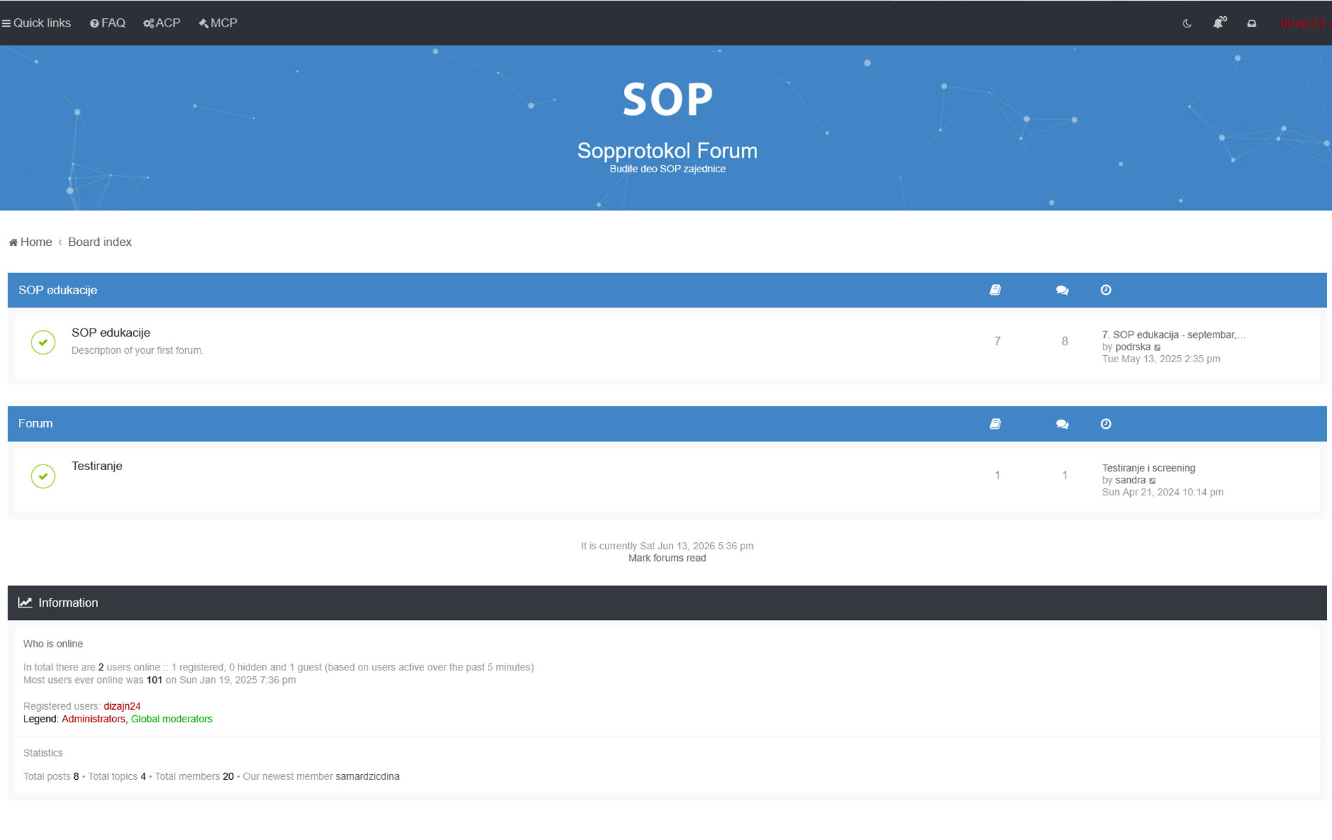 SOP forum