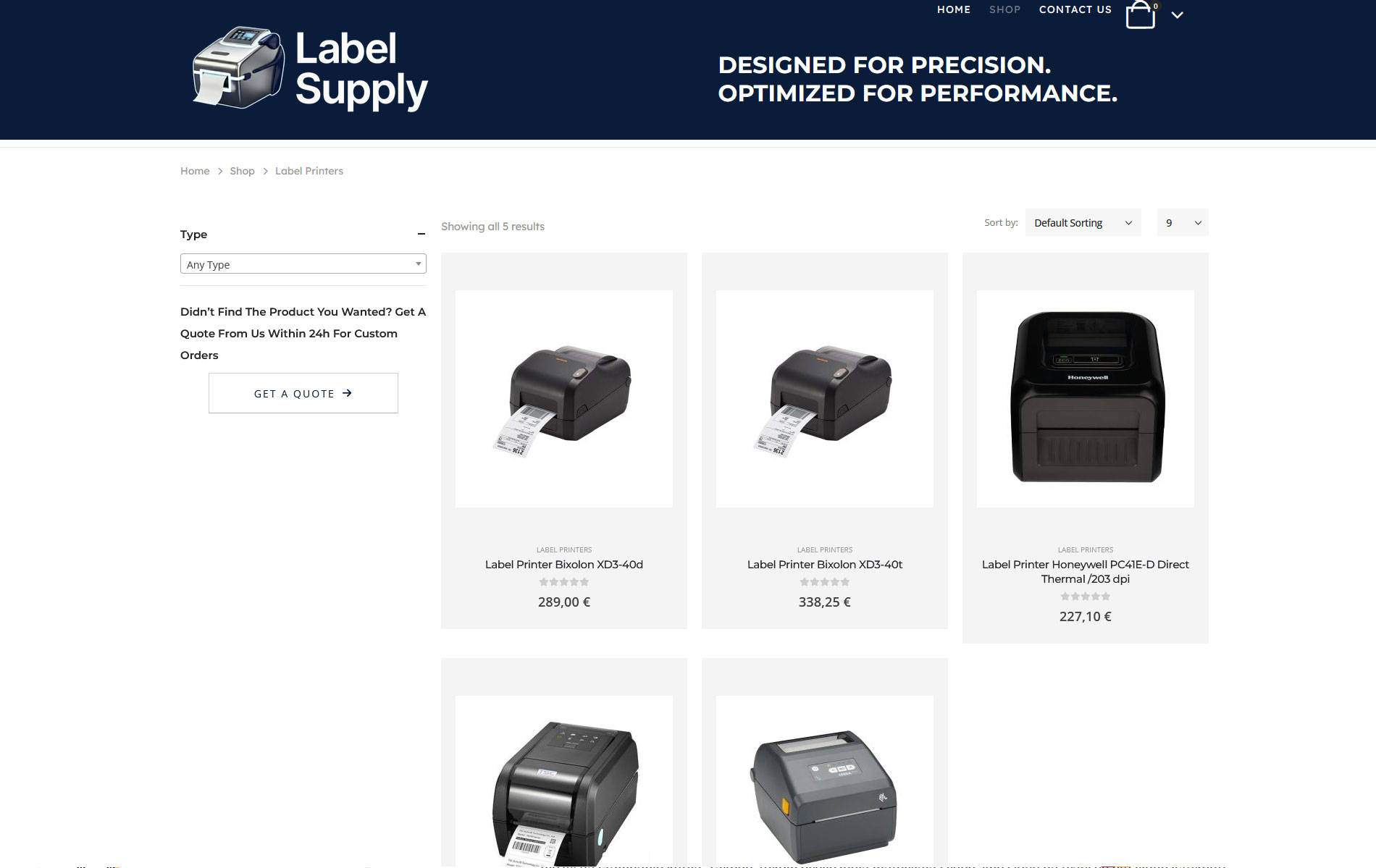 Label printers
