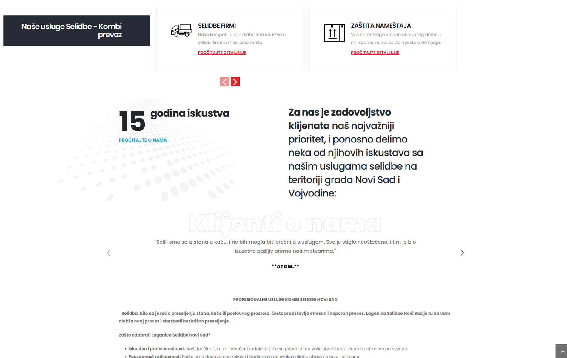Laganica selidbe usluge