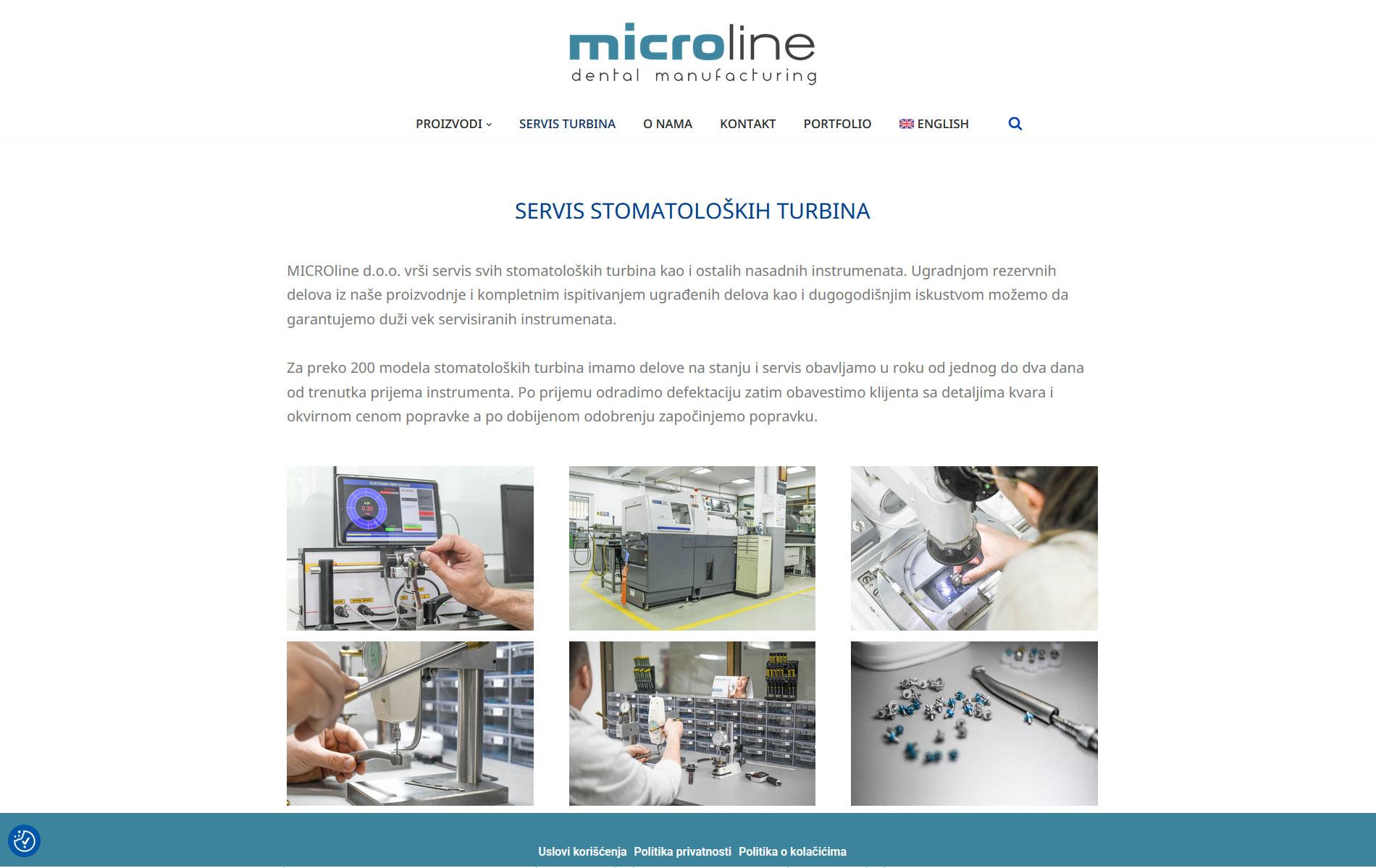 Microline servis stomatoloskih turbina