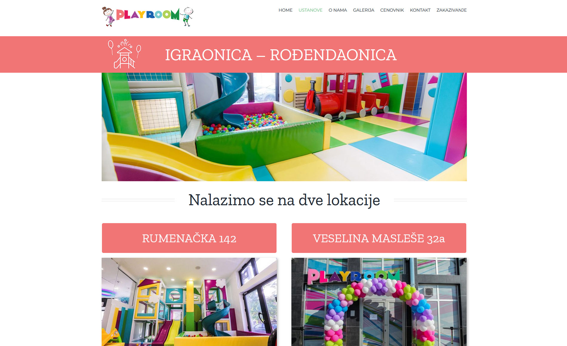 Playroom igraonica rodjendaonica