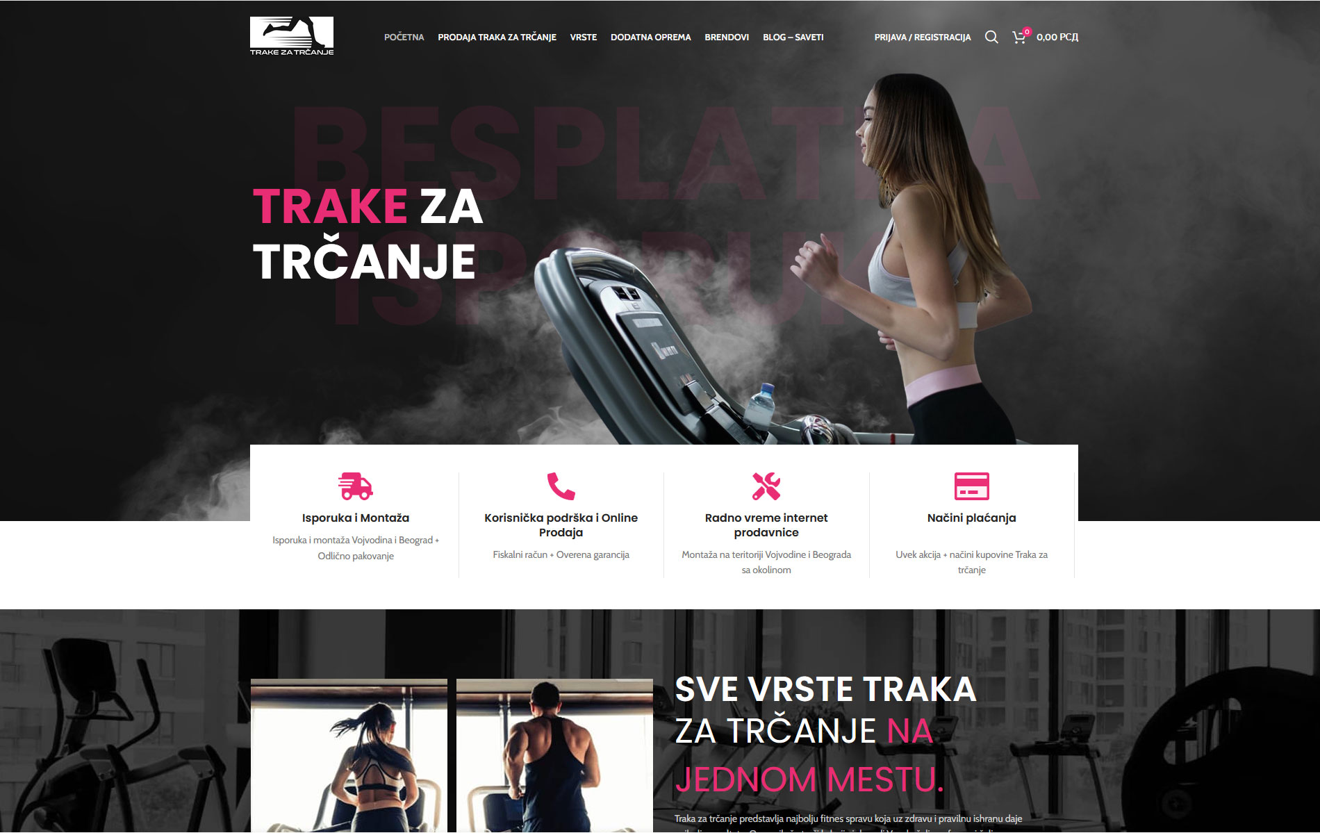 Trake za trcanje